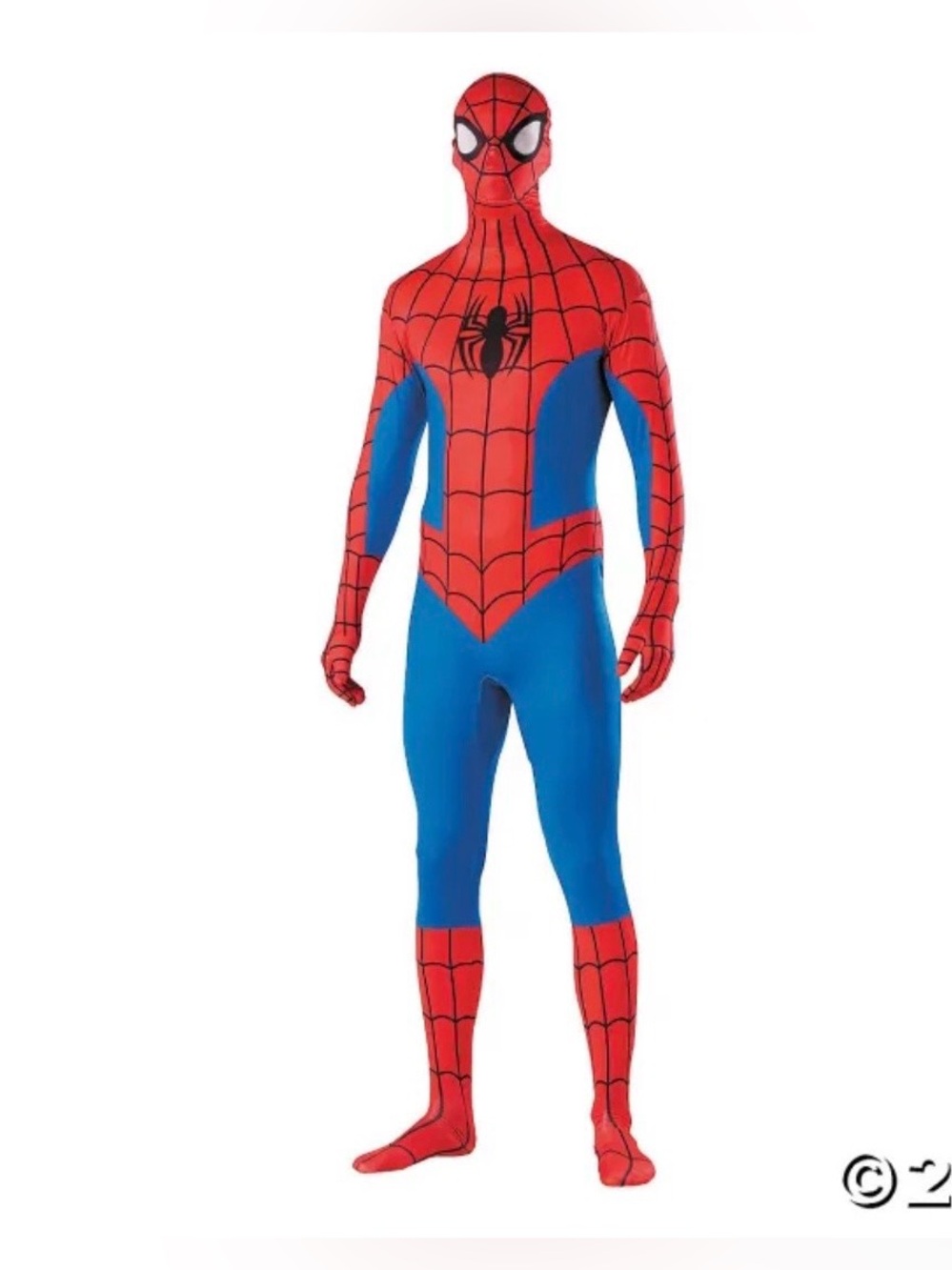 Marvel Men's Second Skin Spider-Man Costume XL